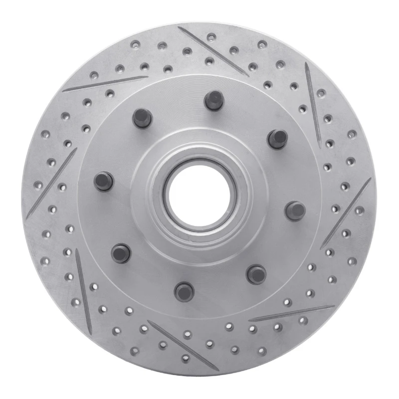 DFC 92-02 Chevrolet Suburban 1500 Front Right Drilled & Slotted Geoperformance Rotor
