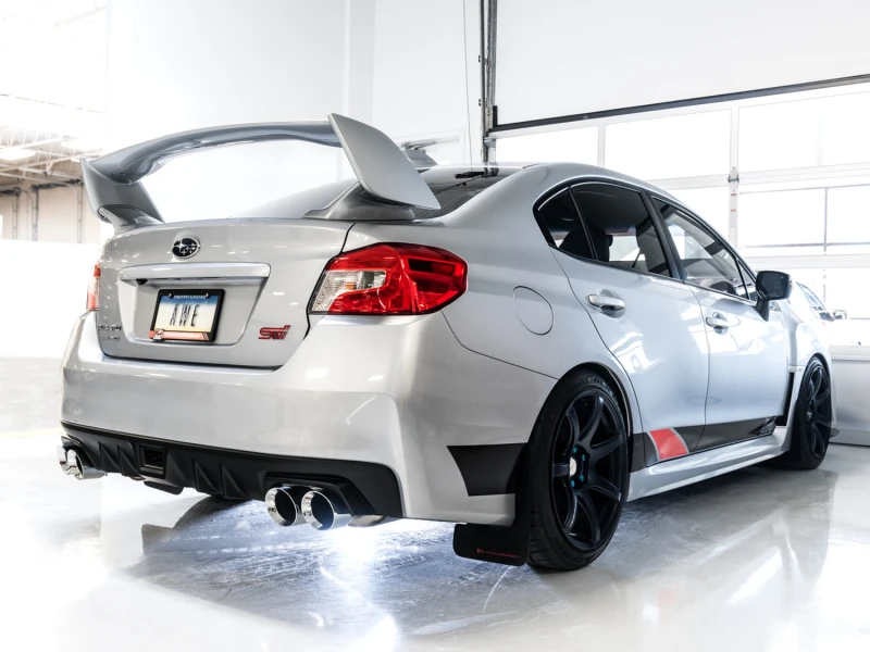 AWE Tuning Subaru STI VA / WRX GV / STI GV Sedan Touring Edition Auspuff - Chrom Silber Spitze (102mm)