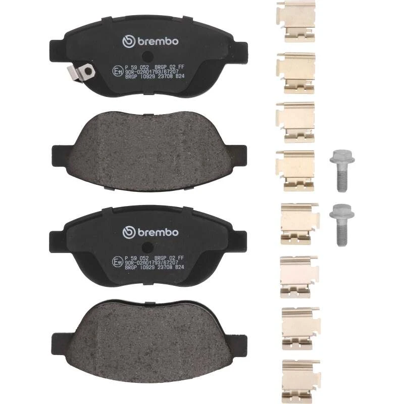 Brembo 12-13 Fiat 500 Vordere Low-Met Bremsbelag