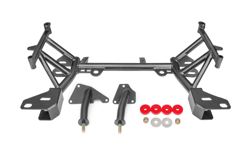 BMR 93-02 4. Generation F-Body K-Member LT1 Motorhalter Pinto Rack Halter Schwarz Hammertone