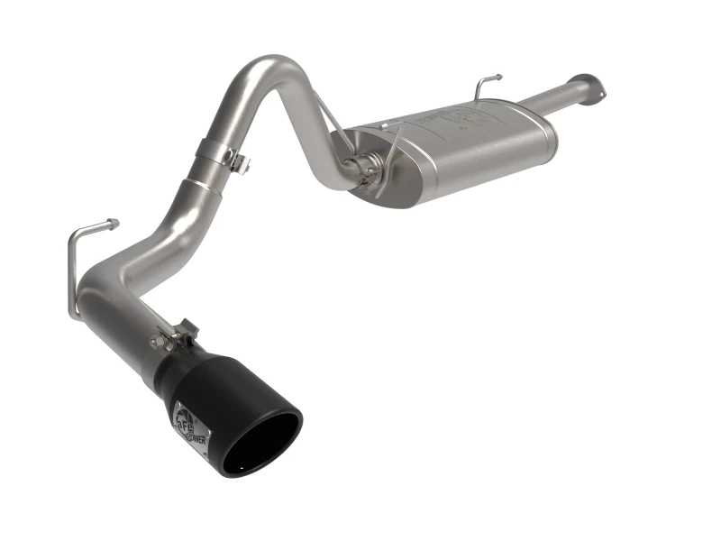 aFe 16-22 Toyota Tacoma Apollo GT-Serie 2,5-Zoll - 3-Zoll 409 SS Kat-Auspuff-System mit schwarzer Spitze