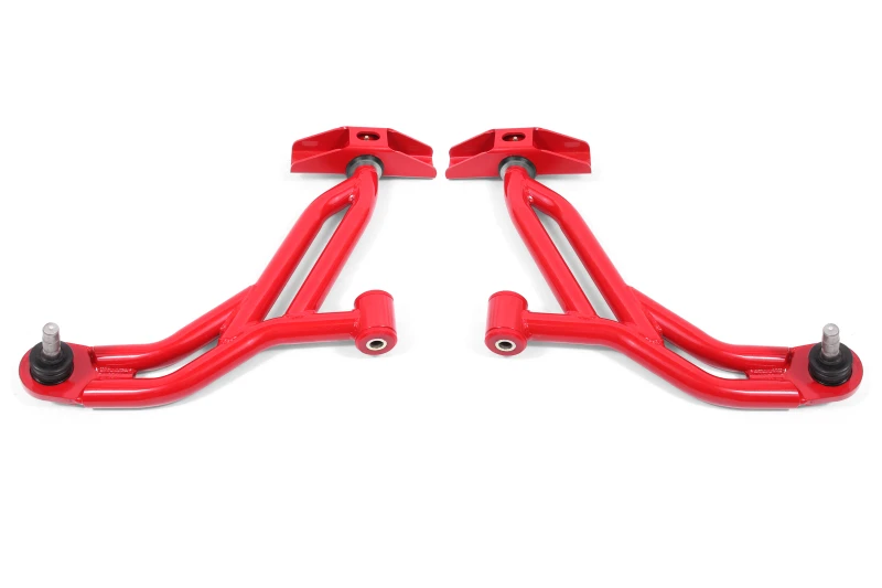 BMR Suspension 05-14 Ford Mustang Untere A-Arme - Rot - Nicht einstellbar