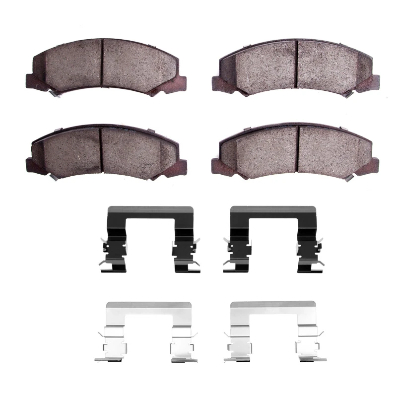 DFC 11-16 Chevrolet Impala Limited Front 5000 Advanced Low Metallic Brake Pads and Hardware Kit