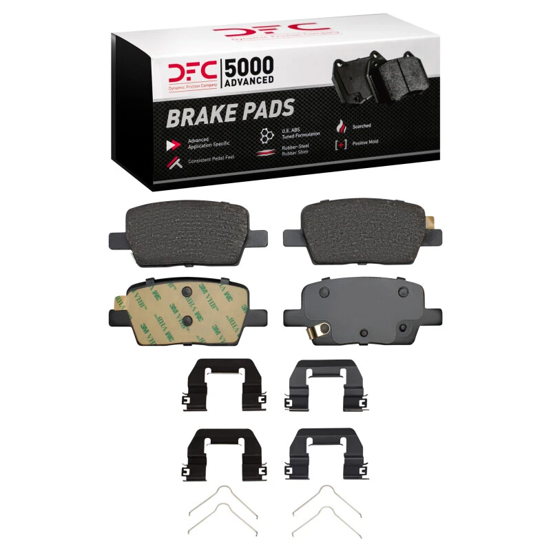 DFC 16-24 Buick Enclave Rear 5000 Advanced Ceramic Brake Pads and Hardware Kit