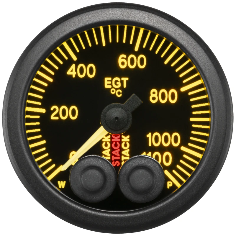 Autometer Stack 52mm 0-1100 Deg C Pro-Control Exhaust Gas Temp Gauge - Black