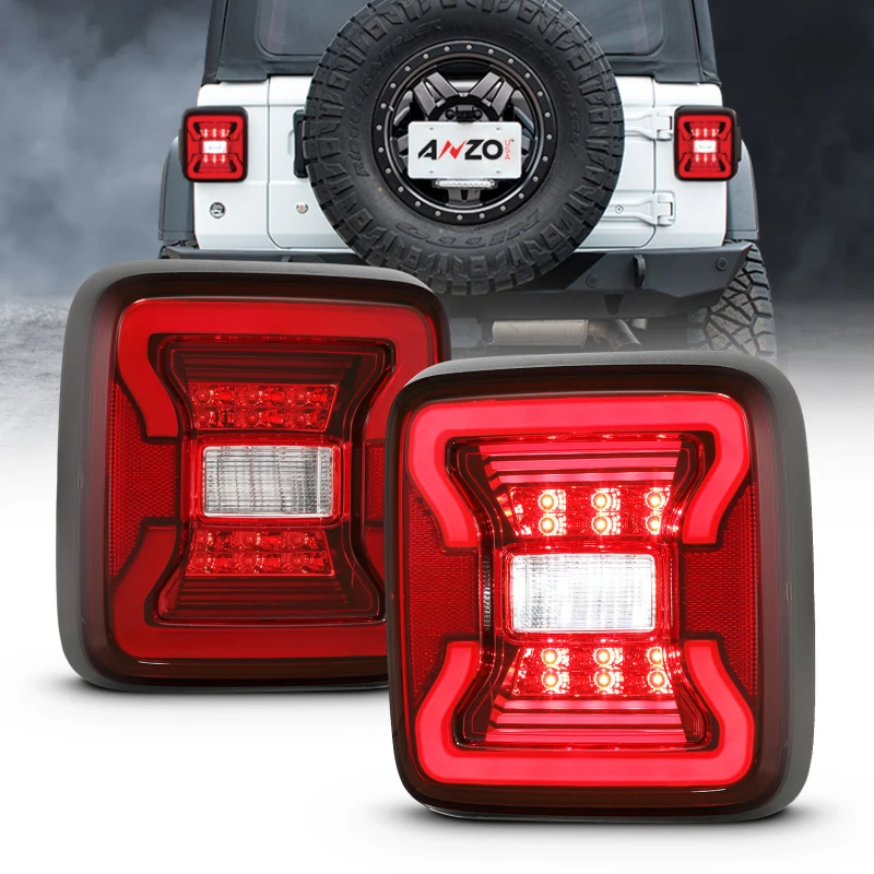 ANZO 18-19 Jeep Wrangler JL LED-Rückfahrscheinwerfer Schwarz