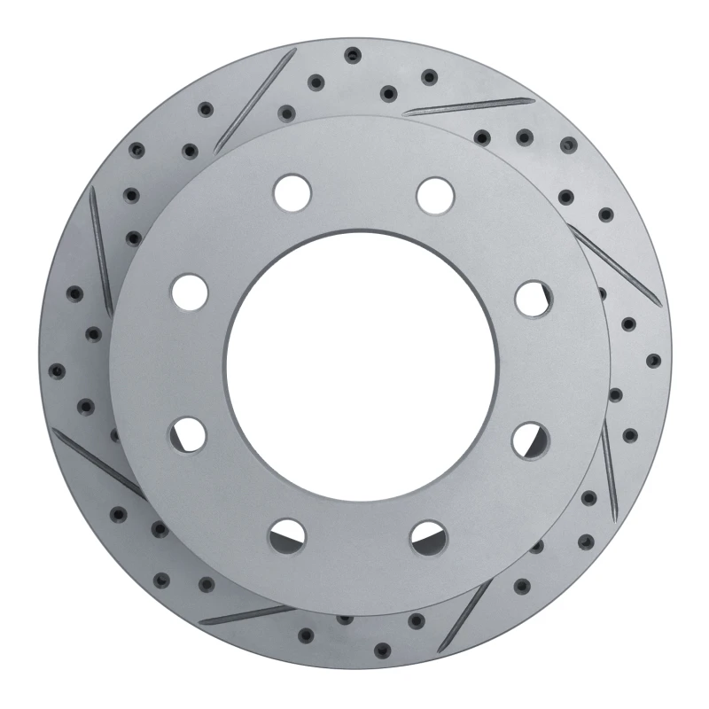 DFC 11-19 Chevrolet Silverado 3500 Hd Rear Left Drilled & Slotted Geoperformance Rotor