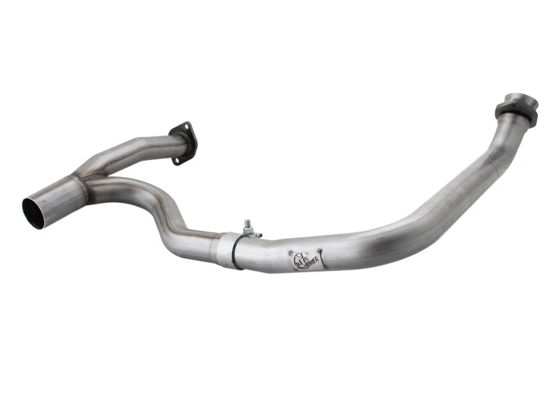 aFe Power Twisted Steel Y-Rohr Edelstahl 2,5 Zoll 12-14 Jeep Wrangler V6 3,6L