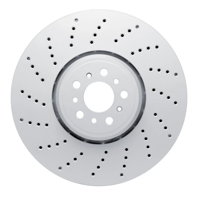 DFC 20-25 BMW X6 Left Front Drilled GeoSPEC Coated Rotor