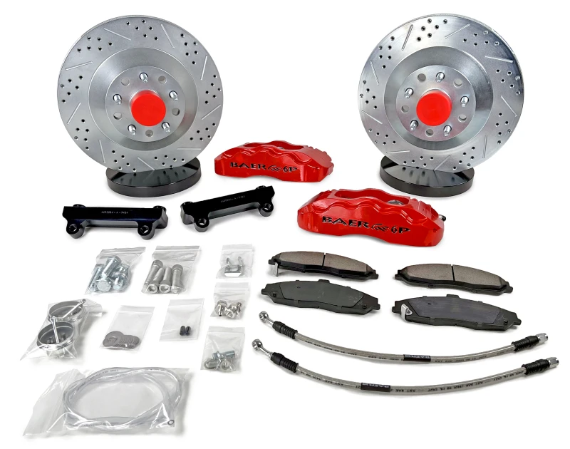 Baer Brakes 71-73 Ford Mustang 13in Pro Front SDZ Brake Kit - Grabber Blue