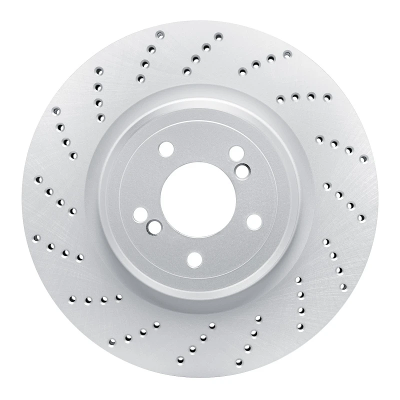 DFC 06-10 BMW M5 Left Rear Drilled GeoSPEC Coated Rotor
