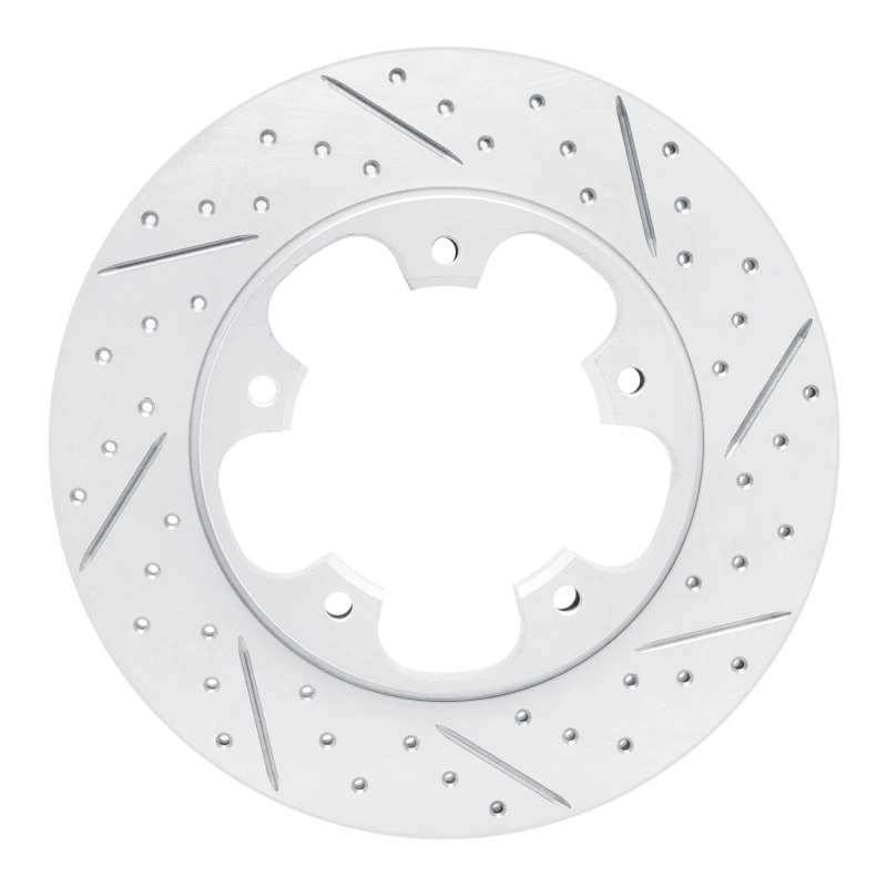 DFC 15-26 Ford Transit-250 Rear Right Drilled & Slotted Geoperformance Rotor