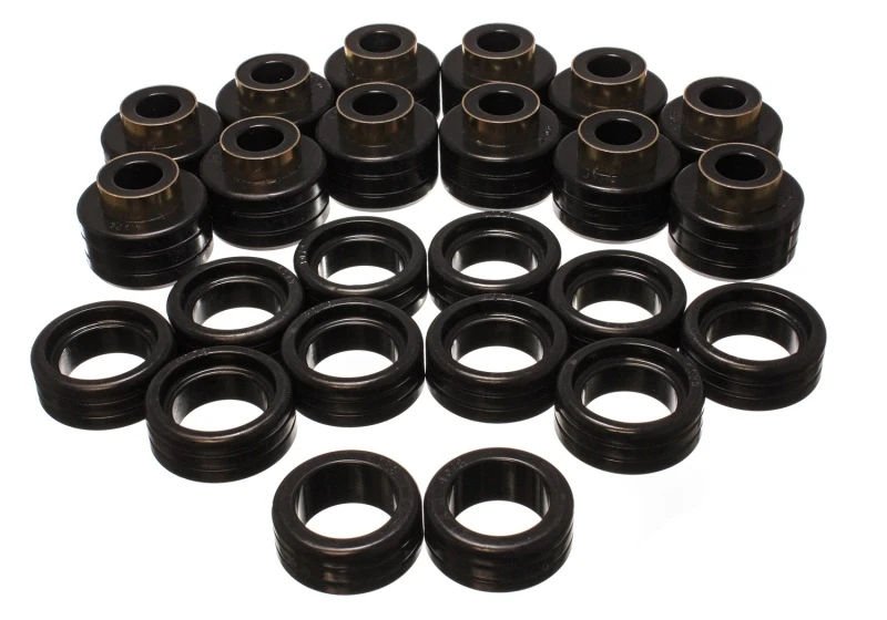 Energy Suspension 92-99 GM Denal XL/Suburban 2WD/Yukon XL 2WD Schwarzes Body (Cab) Mount Set