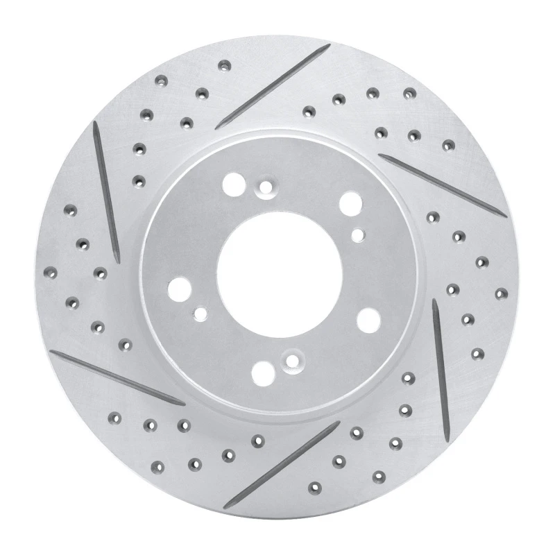 DFC 91-01 Acura Legend Front Left Drilled & Slotted Geoperformance Rotor