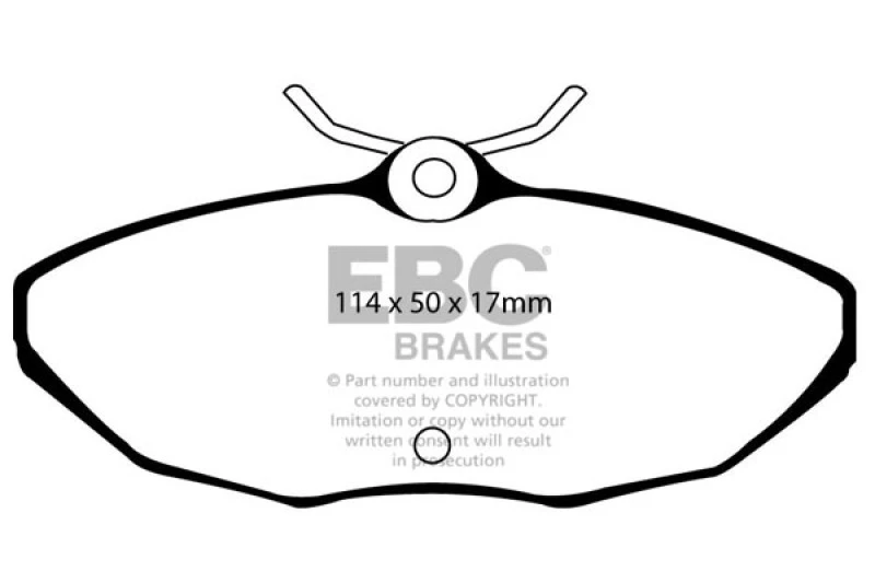 ebc_DP21221-6793201fdfcd0 EBC 01-05 Ford Thunderbird 3.9 Redstuff Rear Brake Pads
