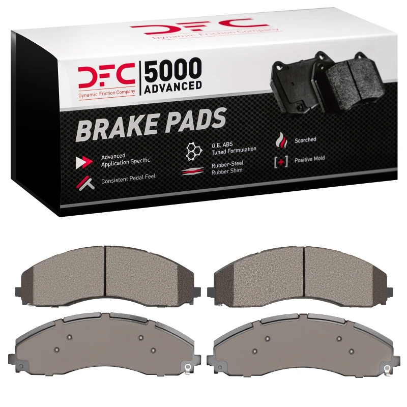 DFC 17-24 Ford F-550 Super Duty Front/Rear 5000 Advanced Semi Metallic Brake Pads