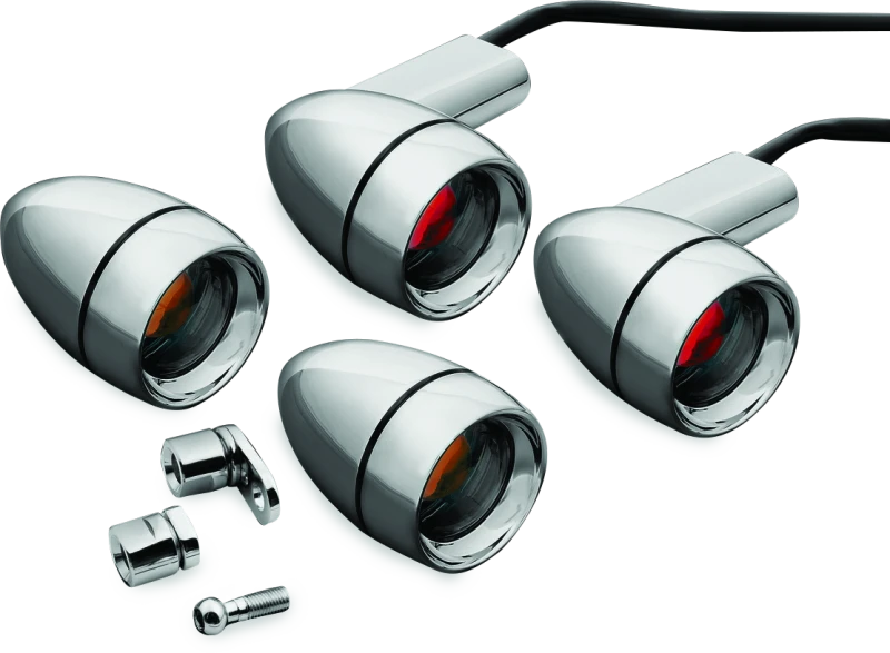 Kuryakyn Late Style Turn Signal Kit Chrome