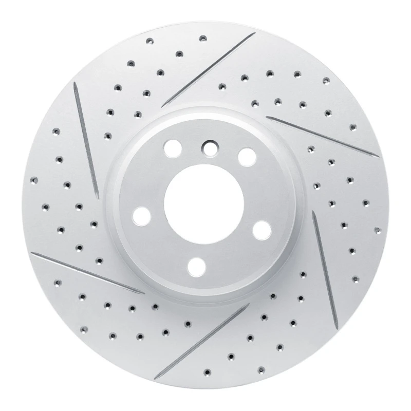 DFC 02-06 BMW X5 Front Left Drilled & Slotted Geoperformance Rotor