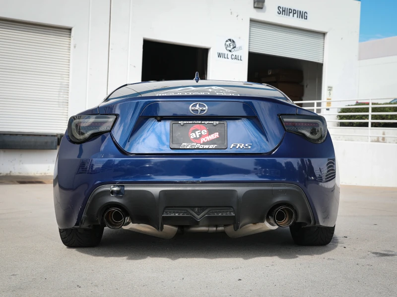 aFe Takeda Auspuff Axle-Back für 13-15 Scion FRS / Subaru BRZ 304SS Carbon Fiber Dual Tips Auspuff