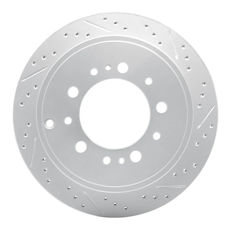 DFC 07-22 Lexus Lx570 Rear Right Drilled & Slotted Geoperformance Rotor