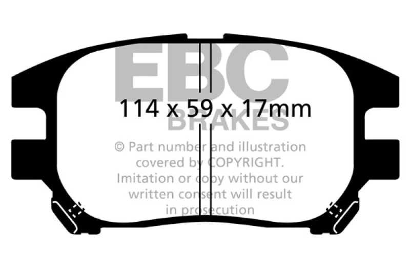 ebc_DP61658-67931fc56e5ff EBC 02-03 Lexus RX300 3.0 2WD Ultimax2 Front Brake Pads