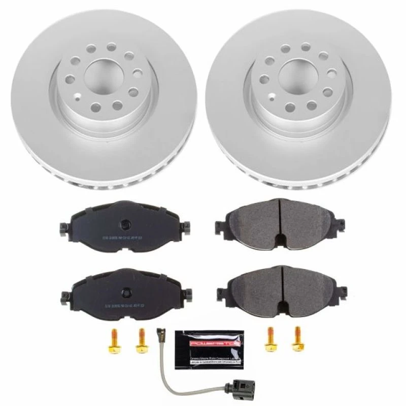 powerstop_CRK7082-679457eee0cba Power Stop 15-18 Audi A3 Front Z23 Evolution Sport Coated Brake Kit
