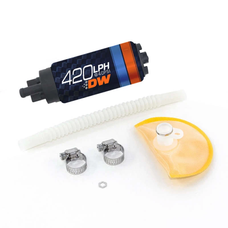 Deatschwerks DW420 Serie 420lph In-Tank Kraftstoffpumpe mit Installationskit für Mazda RX-8 04-08