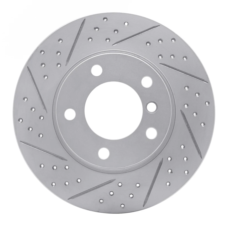 DFC 95-98 BMW 318Ti Front Left Drilled & Slotted Geoperformance Rotor