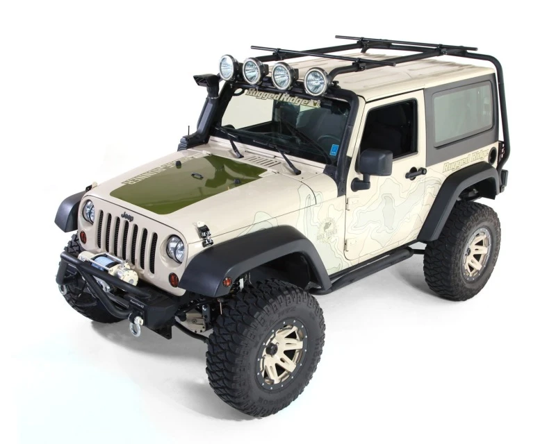 Rugged Ridge 07-18 Jeep Wrangler 2-Türig Sherpa Dachträger-Kit