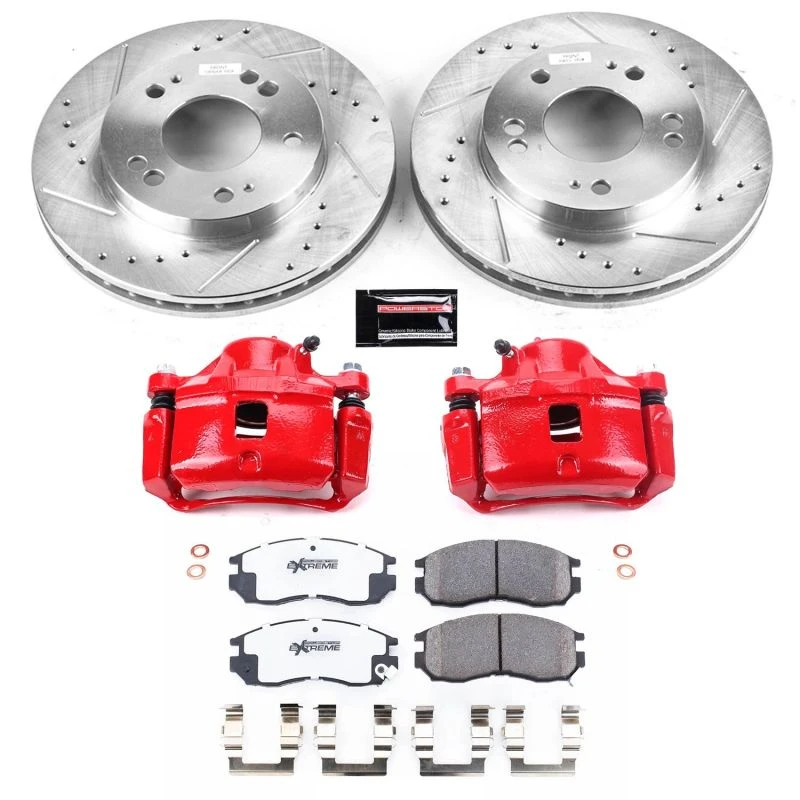powerstop_KC681B-26-67945f3ef3067 Power Stop 95-00 Chrysler Sebring Front Z26 Street Warrior Brake Kit w/Calipers