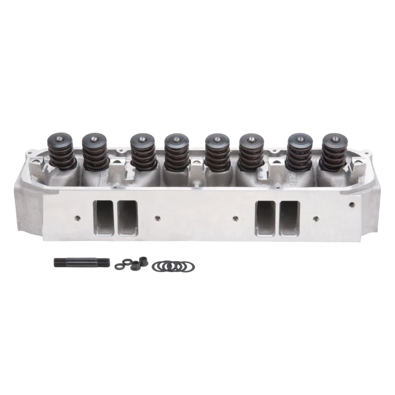 Edelbrock Zylinderkopf BB Chrysler Performer RPM 75cc Kammer für hydraulischen Rollenventil-Nockenwelle Komplett