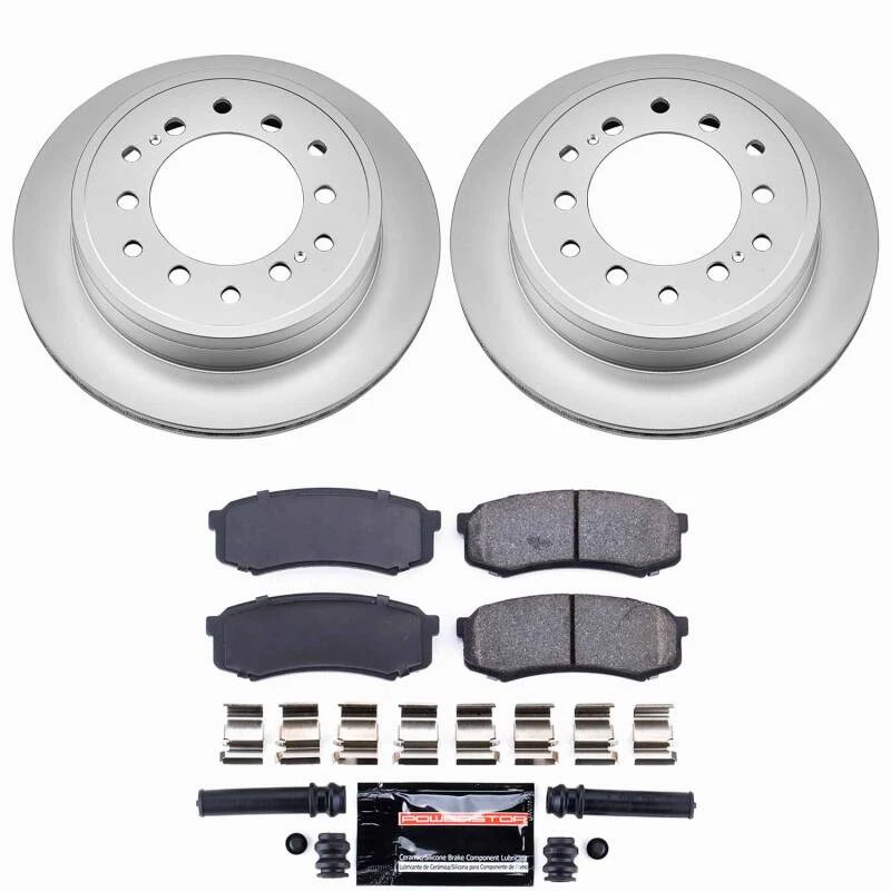 Power Stop 10-23 Lexus GX460 Rear Z23 Coated Brake Kit