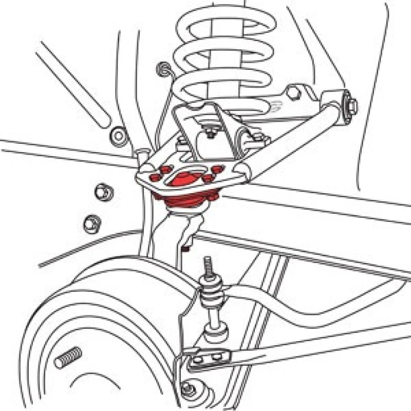 SPC Performance 65-70 Ford Mustang Untere Kugelgelenk