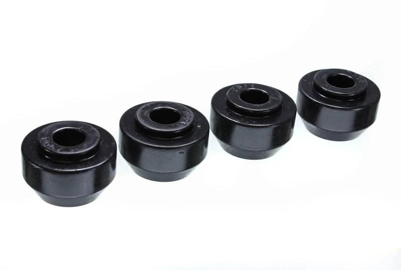 Energy Suspension 64-66 Ford Mustang Schwarz Vorderer Strut Rod Bushing Satz