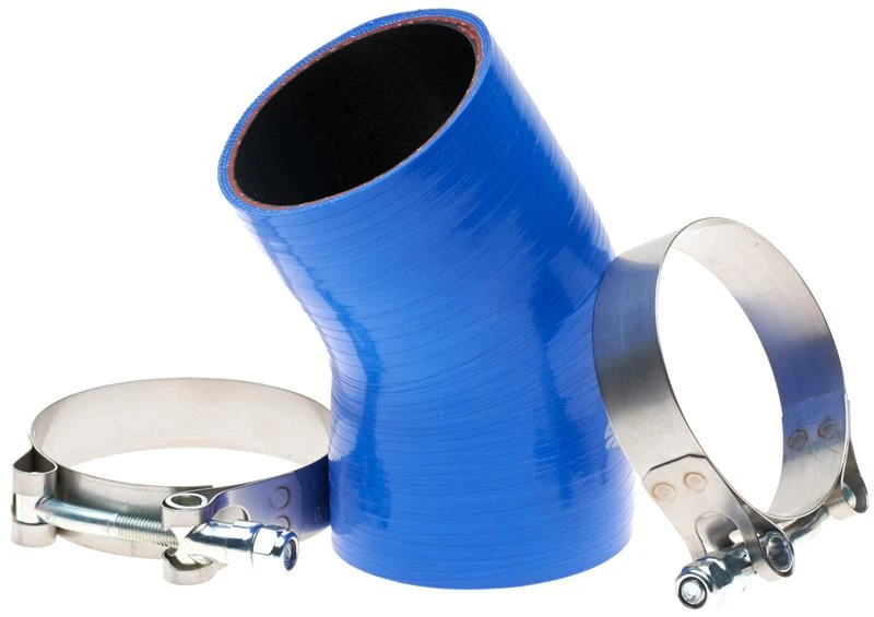 Gates 04-07 Ford Super Duty V-8 6.0L Diesel Turbo To Pipe Hot Side Turbocharger Hose Kit (Molded)