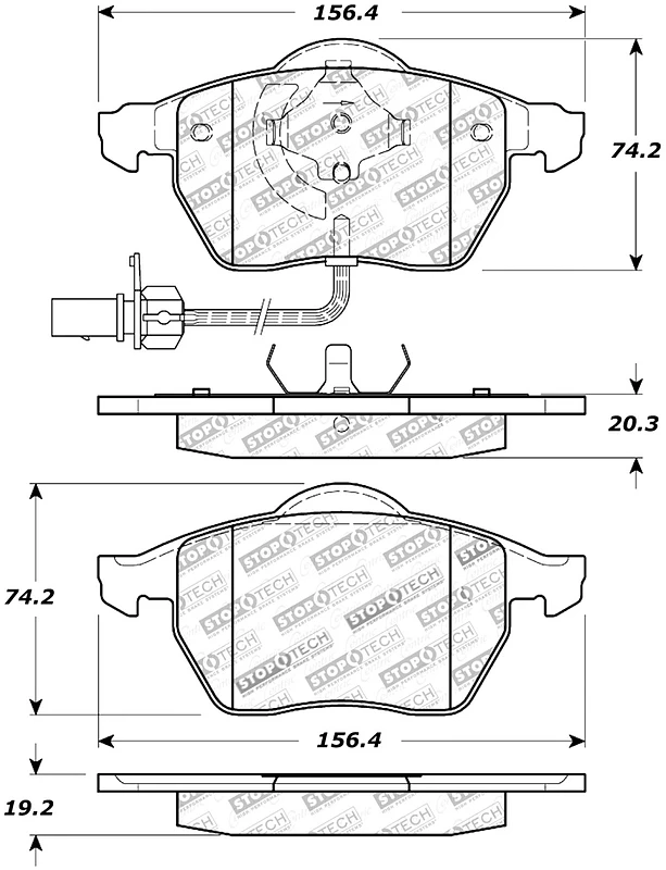 StopTech Street Touring Brake Pads