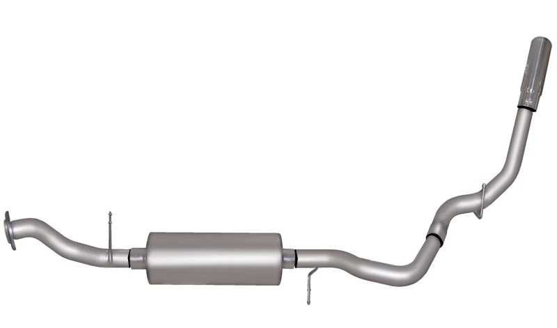 Gibson 02-06 Chevrolet Silverado 1500 LS 4.3L 3-Zoll Kat-Back Single Auspuff - Edelstahl
