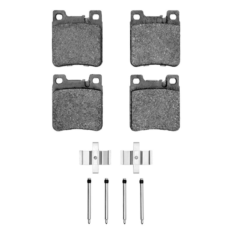 DFC 92-9 Chrysler Crossfire Rear 5000 Advanced Low Metallic Brake Pads and Hardware Kit