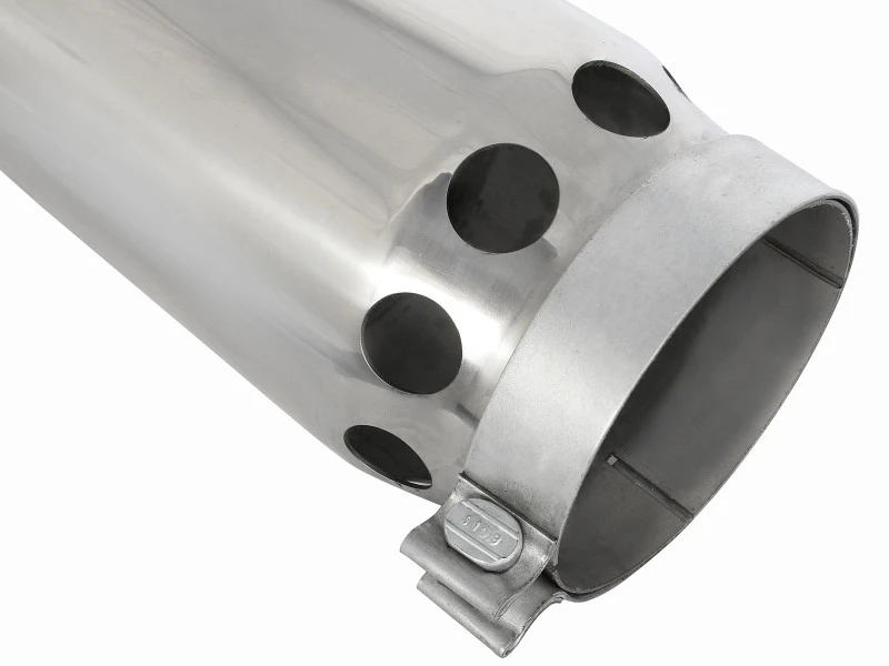 aFe MACHForce XP Cat-Back SS-304 5in Intercooled Exh Tip 5in In x 6in Outx16inL Bolt-On Right (Pol)