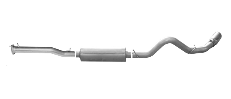 Gibson 11-19 Chevrolet Silverado 2500 HD LT 6.0L 3.5in Cat-Back Einzel Auspuff - Aluminized