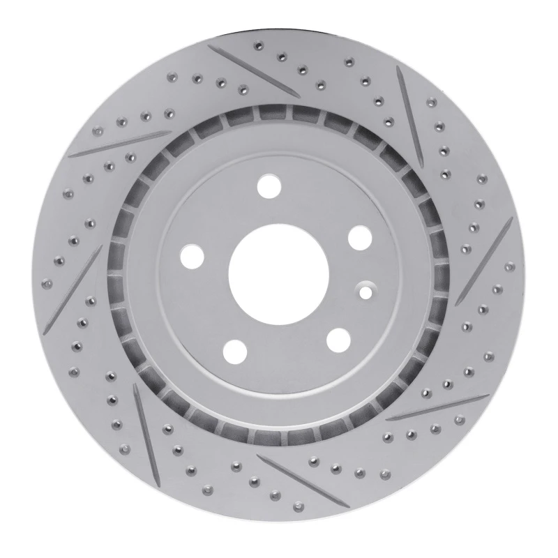 DFC 16-24 Cadillac Ats Rear Right Drilled & Slotted Geoperformance Rotor
