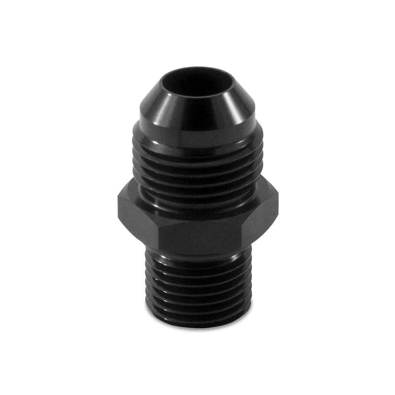 Mishimoto M16 x 1,5 auf -8AN Aluminium-Fitting - Schwarz