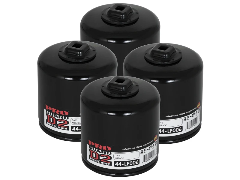 aFe Pro GUARD D2 Ölfilter 74-08 Dodge Gas-LKW V6 3,9L/V8 4,7L/5,7L/5,2L/5,9L/V10 8,3L/8,0L (4 Stück)