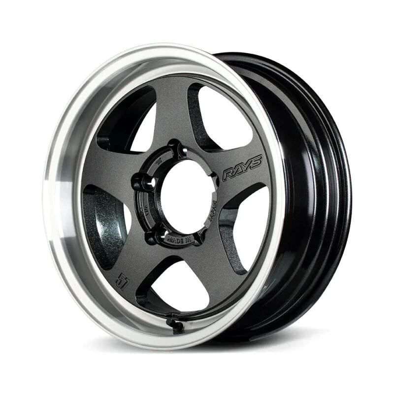 Gram Lights 57FR-X 16x6.0 +05 5-139.7 Glass Black/Rim DC Wheel