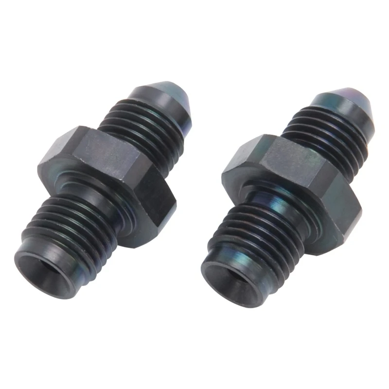 Russell Performance -3 AN SAE Adapter Fitting (2 Stück) (Schwarz)