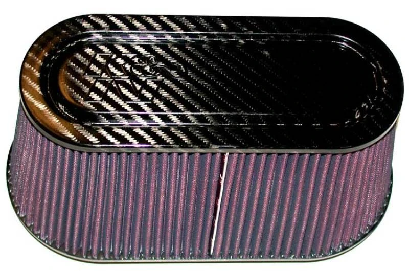 K&N Universaler Carbon-Faser-Top- und -Basis-Filter 12 Zoll x 6 Zoll Basis / 9,938 Zoll x 3,938 Zoll Top / 6 Zoll Höhe