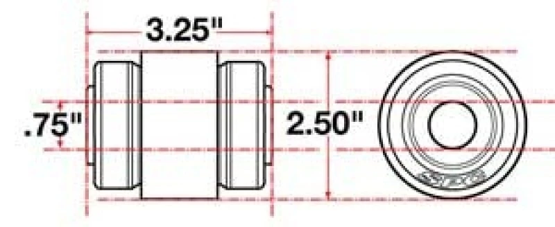 SPC Performance X-Achse Abdichtbarer Flex-Gelenk