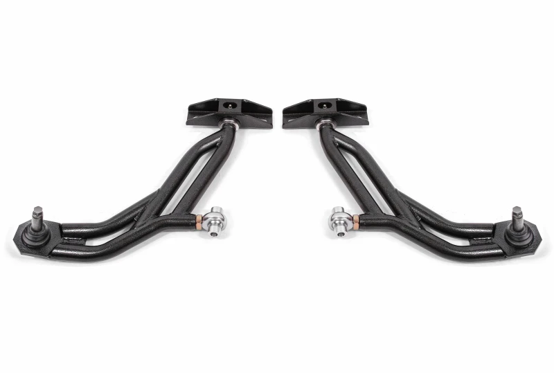 BMR 10-14 Ford Mustang Einstellbare Untere A-Arme mit Delrin/Stangen-Ende / 19mm Hohes Kugelgelenk - Schwarz Hammertone