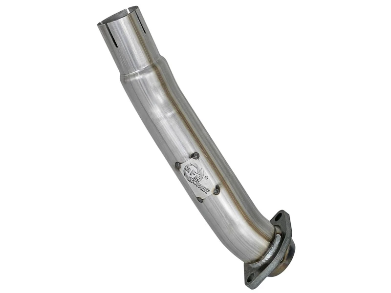 aFe Twisted Steel 2in Edelstahl-Loop-Delete-Down-Pipe 2018+ Jeep Wrangler (JL) V6 3.6L