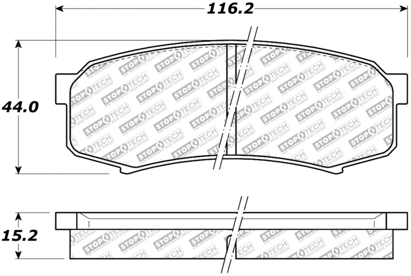 StopTech Street Select Brake Pads - Front